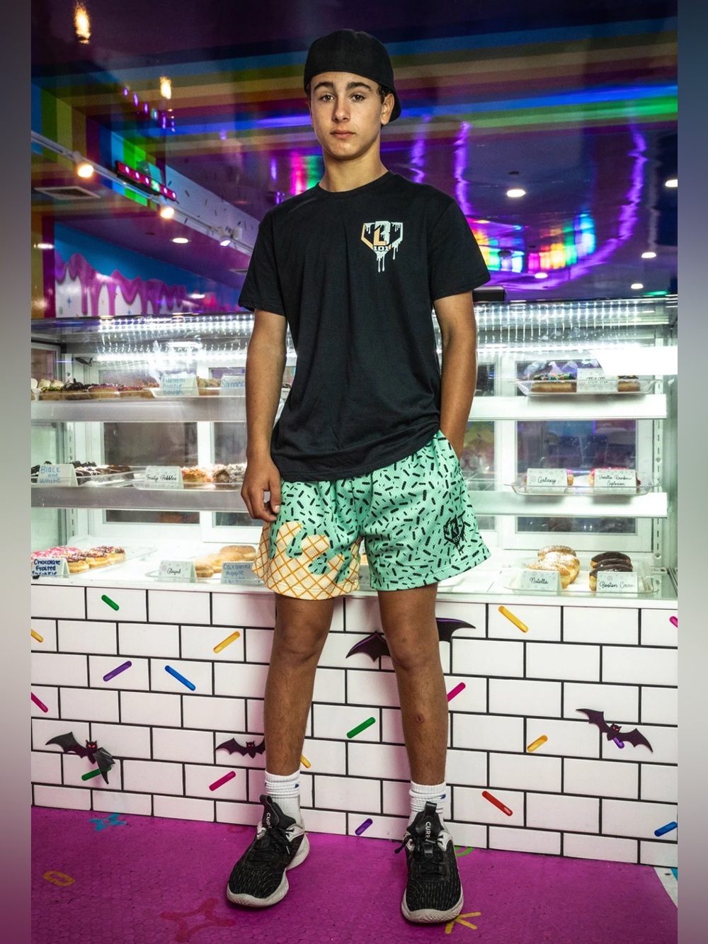 Baseball Lifestyle Ice Cream Youth Shorts Youth XL NWT